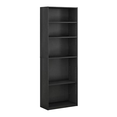 FURINNO JAYA Simply Home 5Shelf Bookcase 5Tier Black