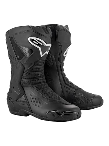 Alpinestars SMX6 v3 Vented Motorcycle Boots Advanced Ventilation Superior Grip Durable Design HighPerformance Comfort 43 Black