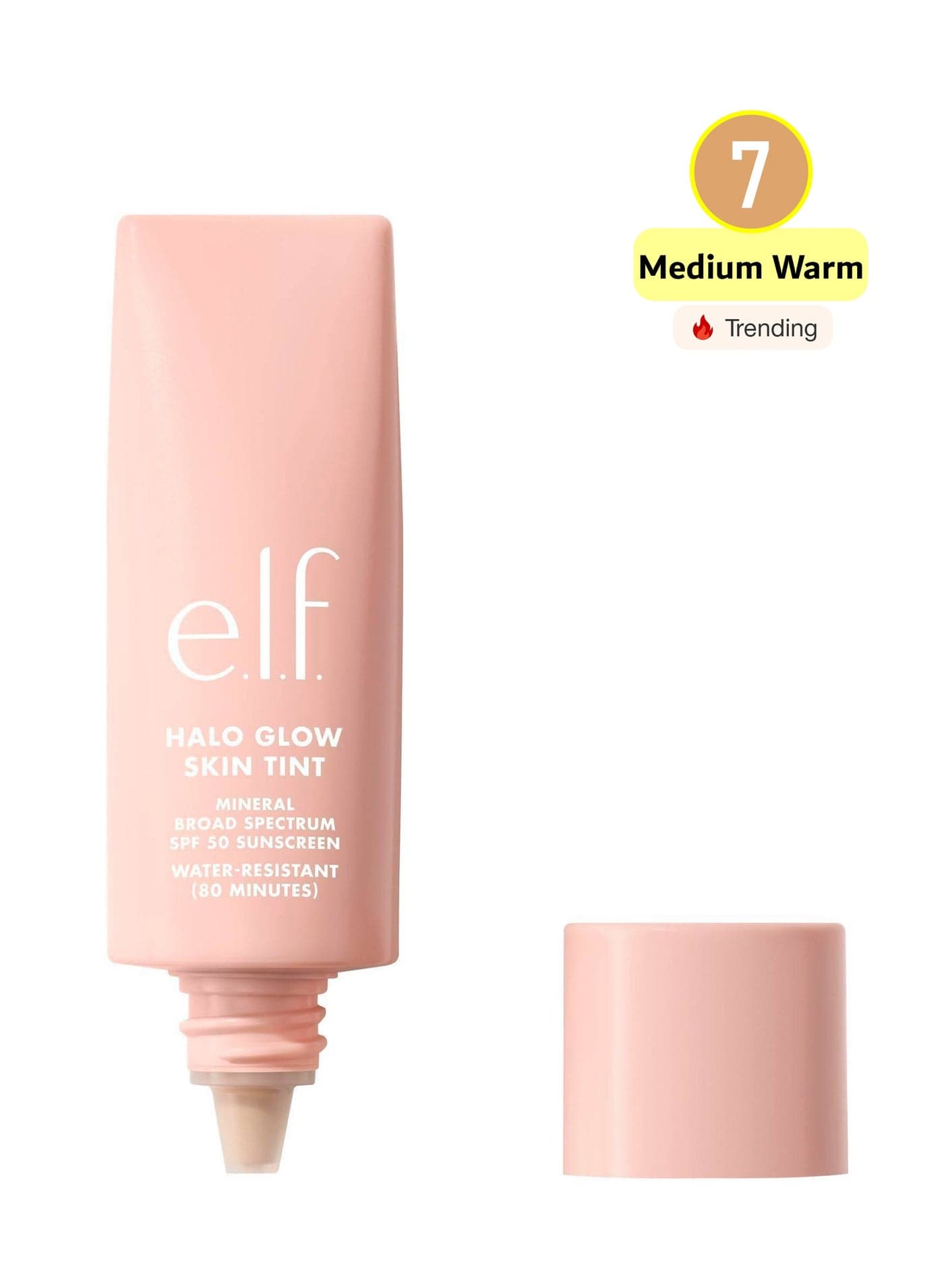 Halo Glow Skin Tint Light Coverage Foundation - SPF 50 - 7 Medium Warm