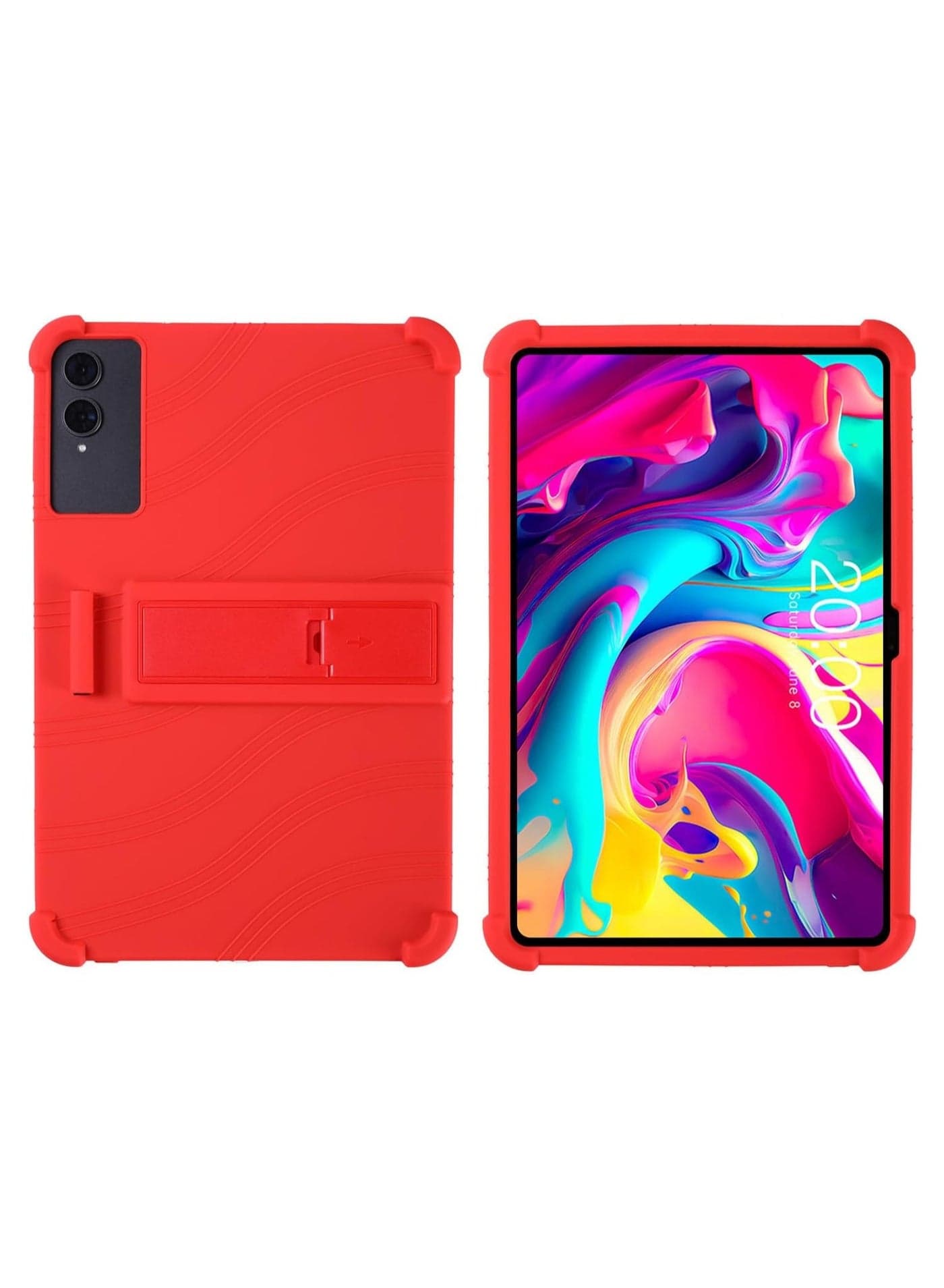 Compatible with Teclast T65 2026 13.4-inch pad Case, Shell PC Soft Silicone Shockproof Protective Cover with Rear Stand