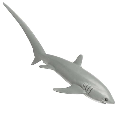 Safari Ltd Thresher Shark Figurine Lifelike 675 Model Figure Educational Toy for Boys Girls and Kids Ages 3