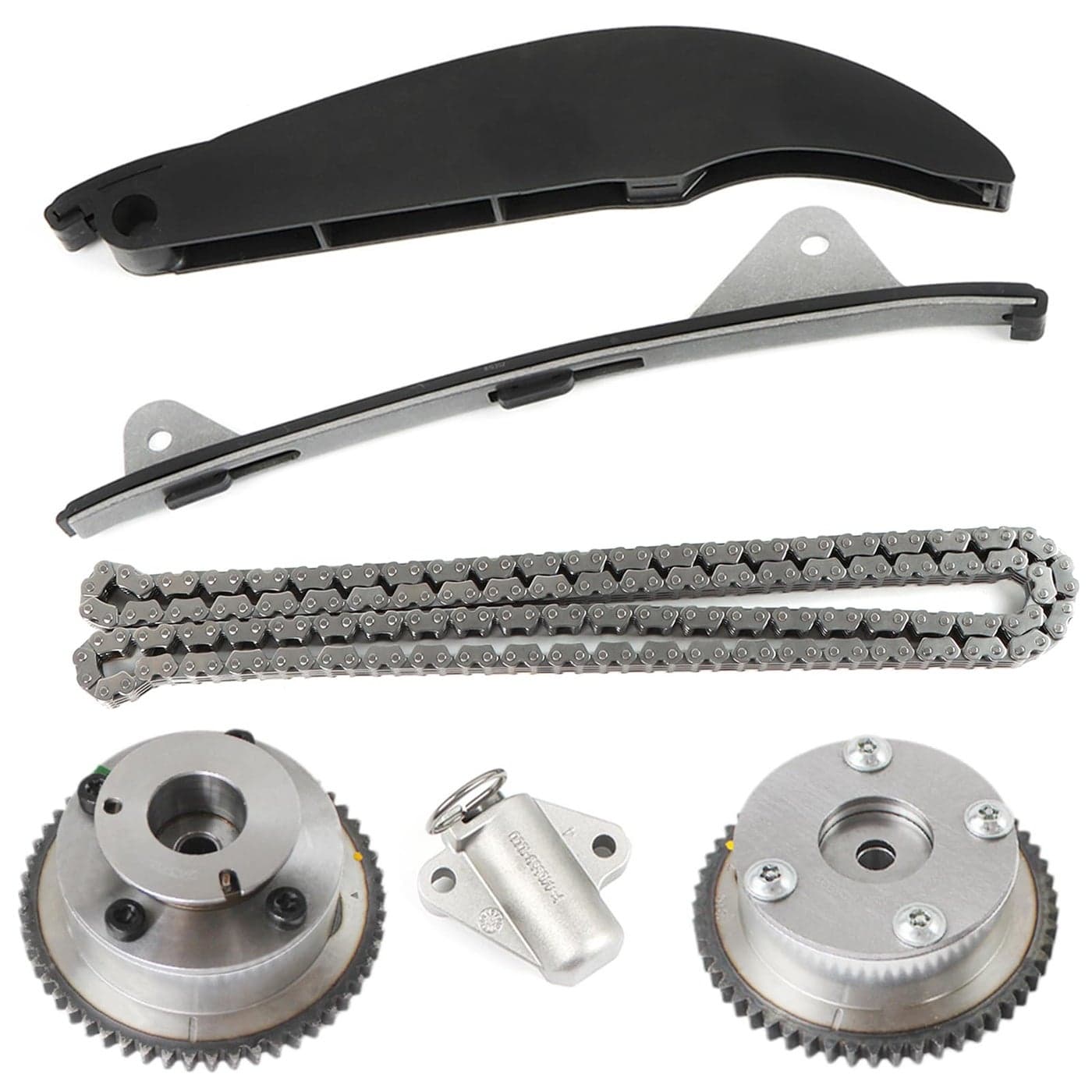 DAYSYORE 243212E000 Timing Chain Kit with VVT Gear 243502E001 243702E000 Fits for Kia Soul for Elantra 20L 18L L4 Engine Aftermarket Parts
