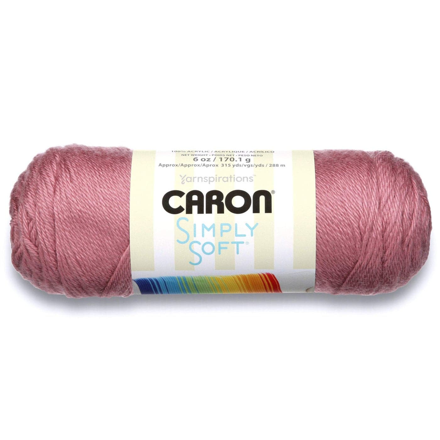 Caron Simply Soft Solids Yarn 4 Medium Gauge 100 Acrylic 6 oz Plum Wine Machine Wash Dry