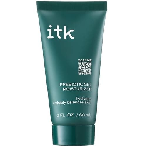 ITK Skincare Prebiotic Gel Face Moisturizer For Oily Acne Prone Skin Niacinamide Squalane Cucumber Extract Hydrate Energize Skin Dark Spot Corrector For Face Vegan Cruelty Free
