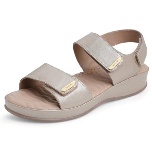 DOCTOR EXTRA SOFT Women's Comfort Sandals with Memory Foam Cushion & TPR Outsole|Stylish & Lightweight Casual & Non-Slip Diabetic | Orthopedic Flip Flops/Slippers Adjustable Strap Ladies & Girls D-619