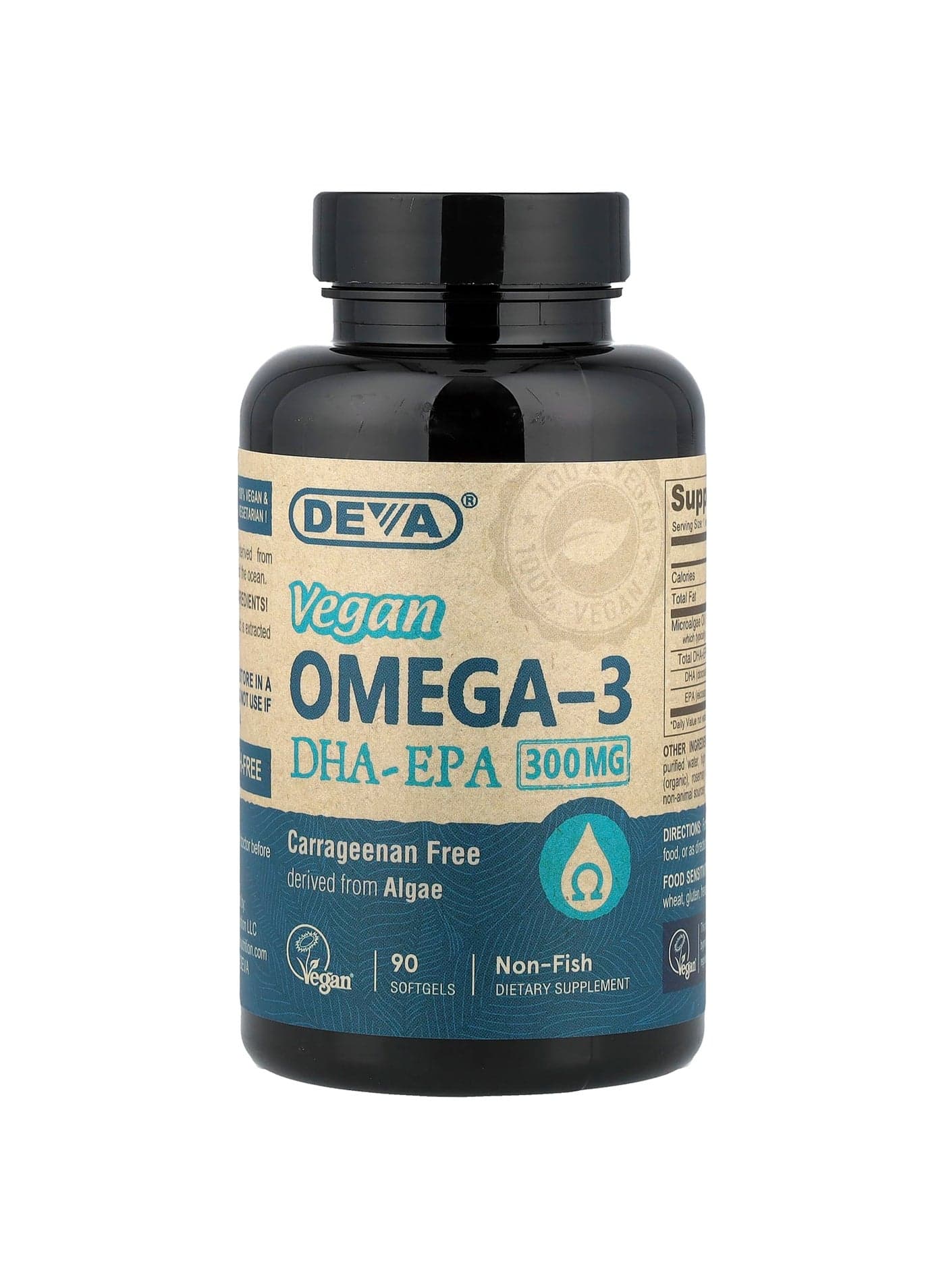 Vegan Omega-3, DHA-EPA, 90 Softgels