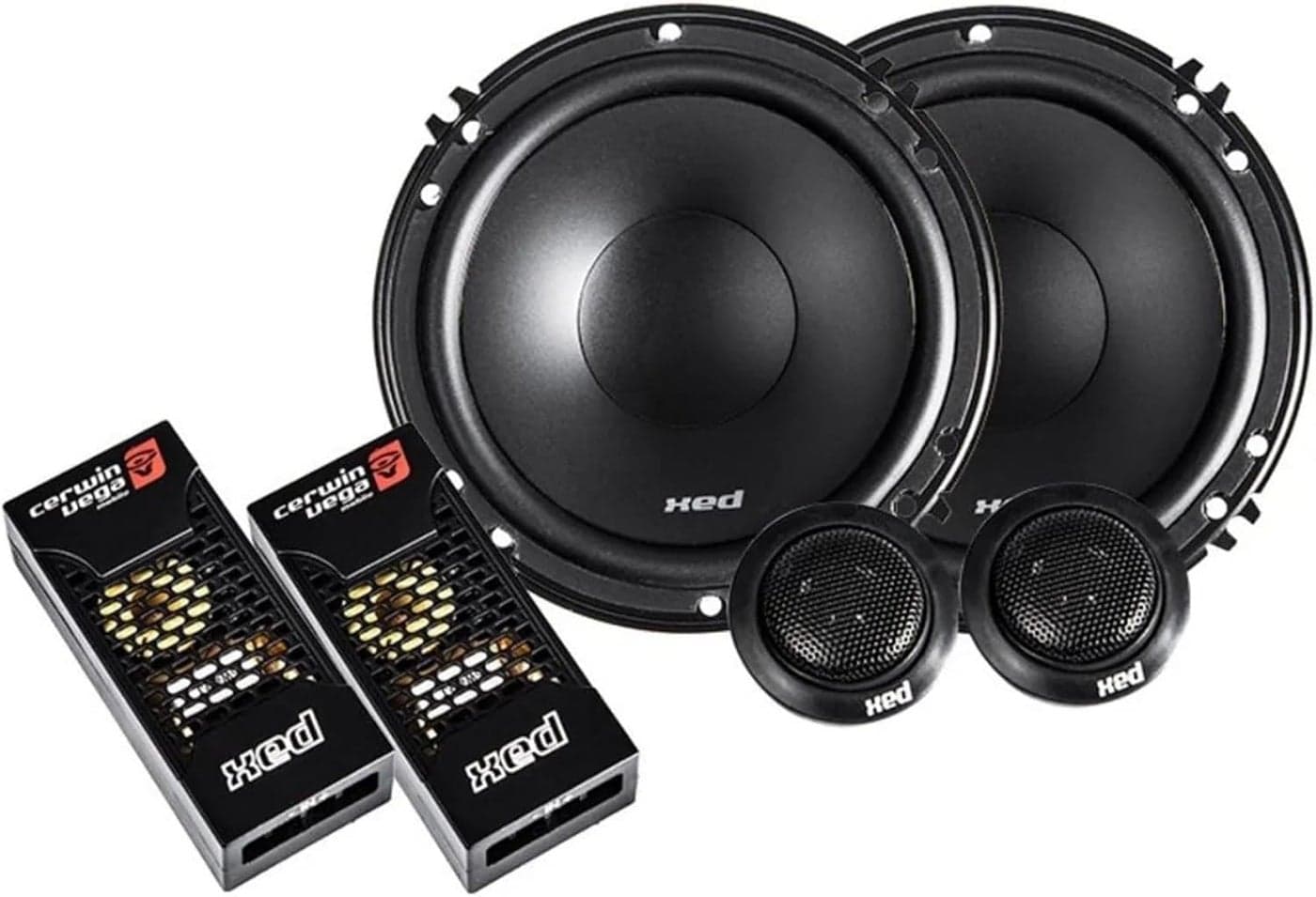 Cerwin Vega Mobile XED650C 300W 2-Way Component Speaker Set