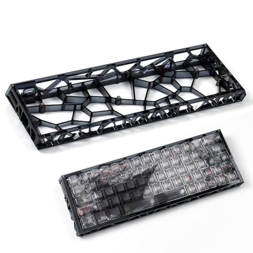 60 Mechanical Hollow Keyboard Case Transparent Keyboard Housing Compatible with Wooting60HM66Mad60M6liteRakka Keyboard Only Case