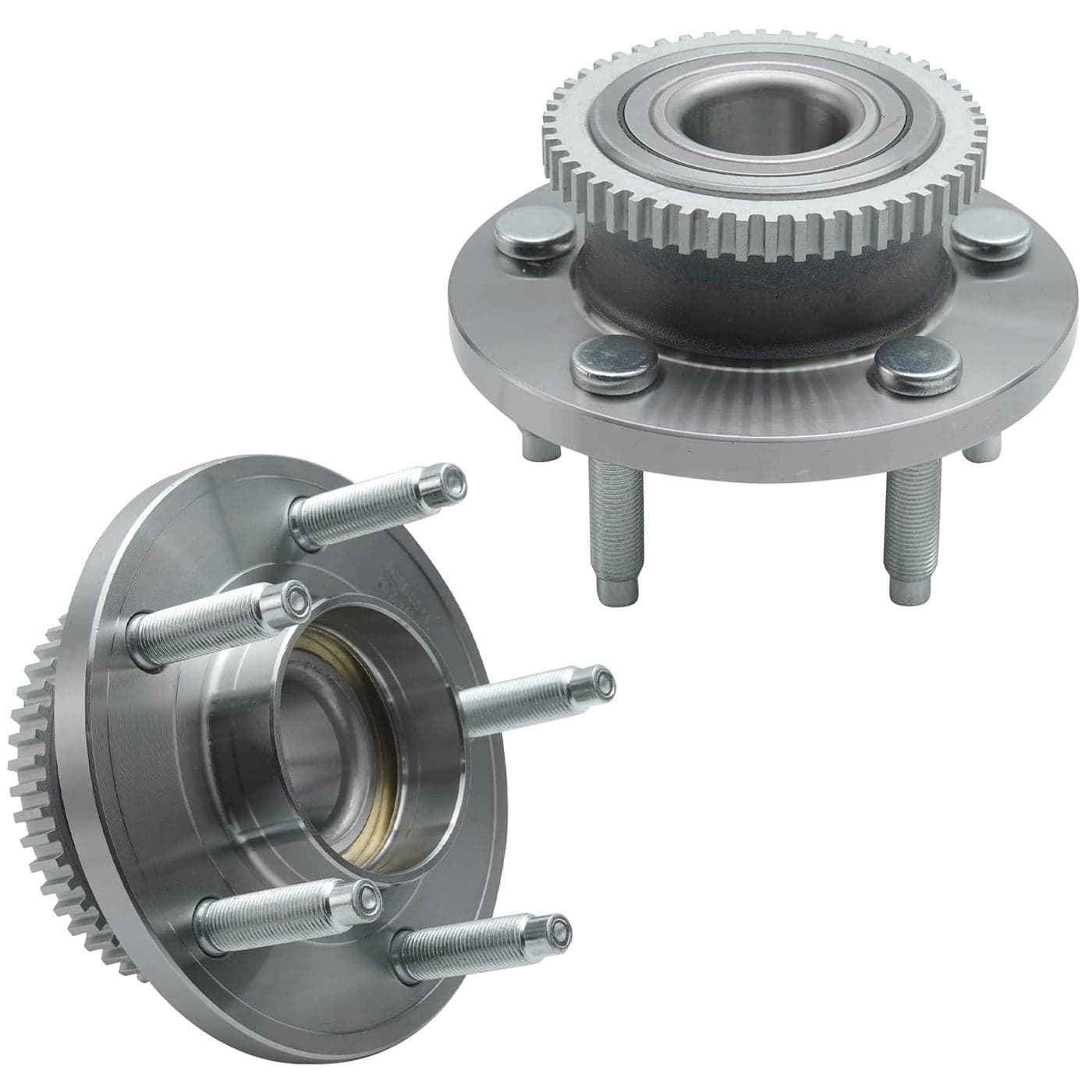 Detroit Axle 2 Front Wheel Bearing Hubs for 20052014 Ford Mustang Replacement 2006 2007 2008 2009 2010 2011 2012 2013 Mustang Wheel Bearing and Hubs Assembly 5 Lugs wABS