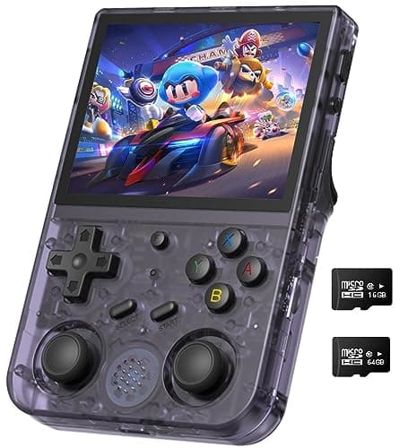 Anbernic RG353V Retro Handheld Game Console Dual OS Android 11 and Linux System Support 5G WiFi 42 Bluetooth Moonlight Streaming TV Output 64G SD Card 4452 Games RG353VPurple