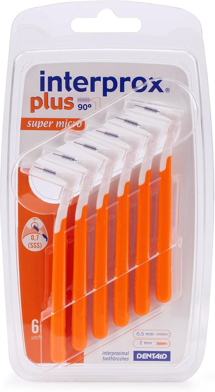 Interprox Plus Orange 07mm Super Micro Interdental Brush by Interprox