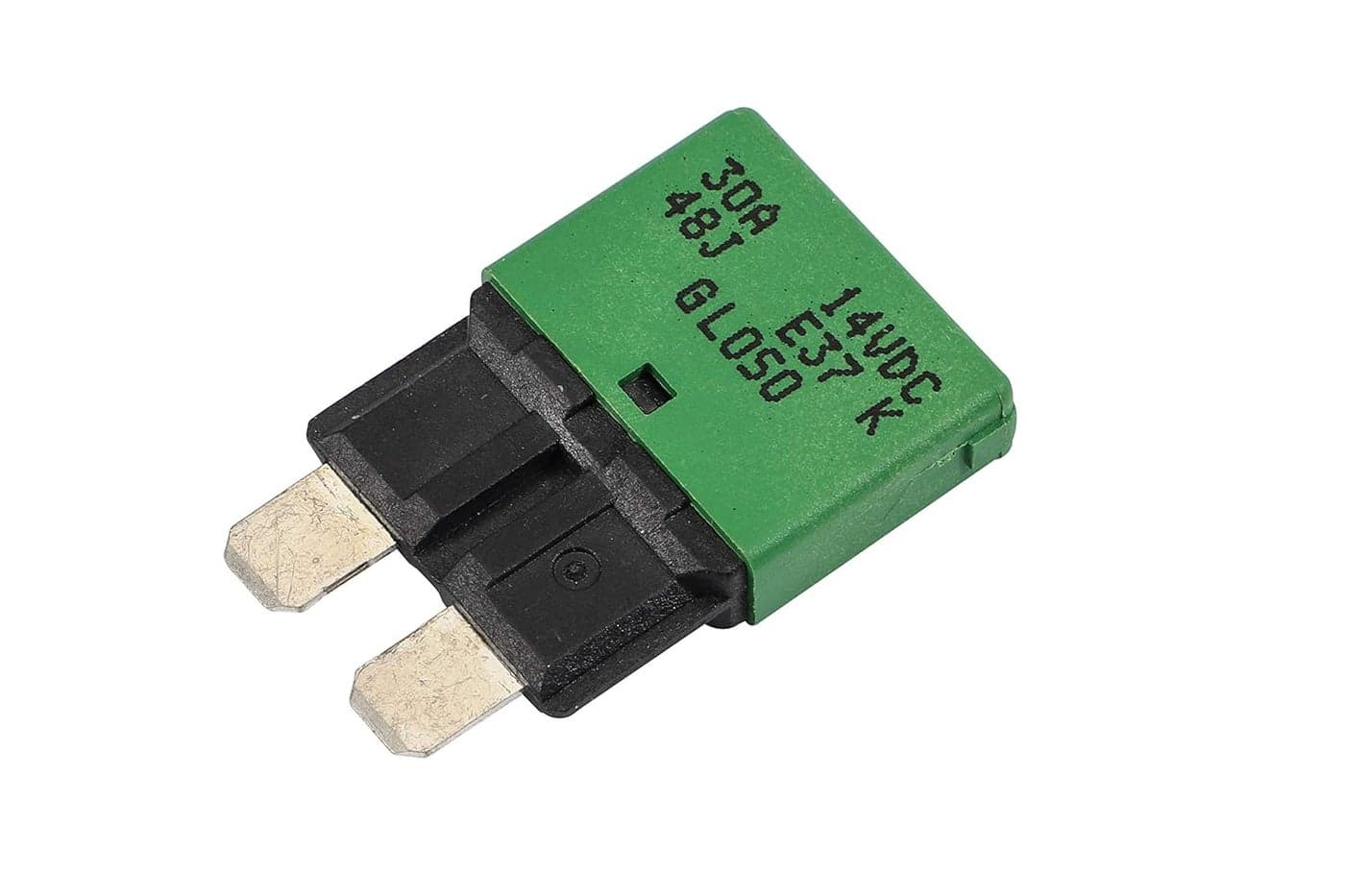 GLOSO E37 Auto Reset Low Profile ATC/ATO Circuit Breaker - 30A (1 Pack)