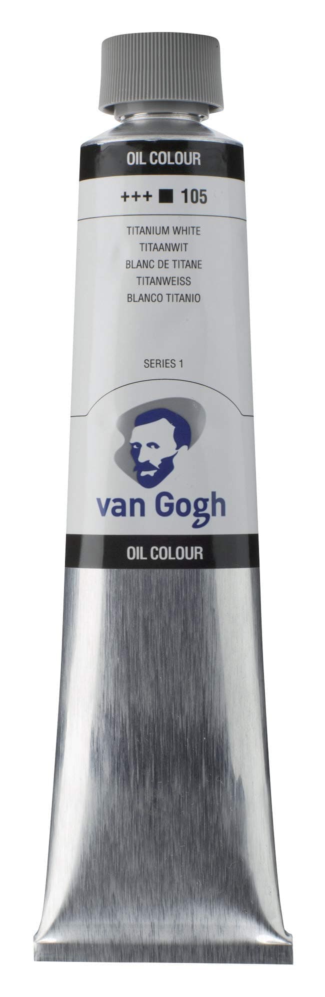 Van Gogh Oil Color Paint, 200ml Tube, Titanium White 105