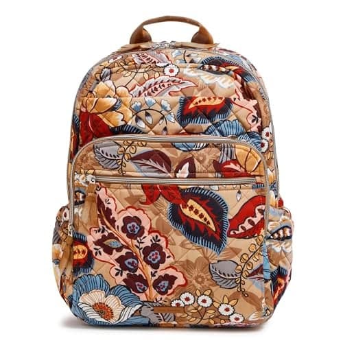 Vera Bradley Performance Twill XL Campus Backpack, Botanical Beauty