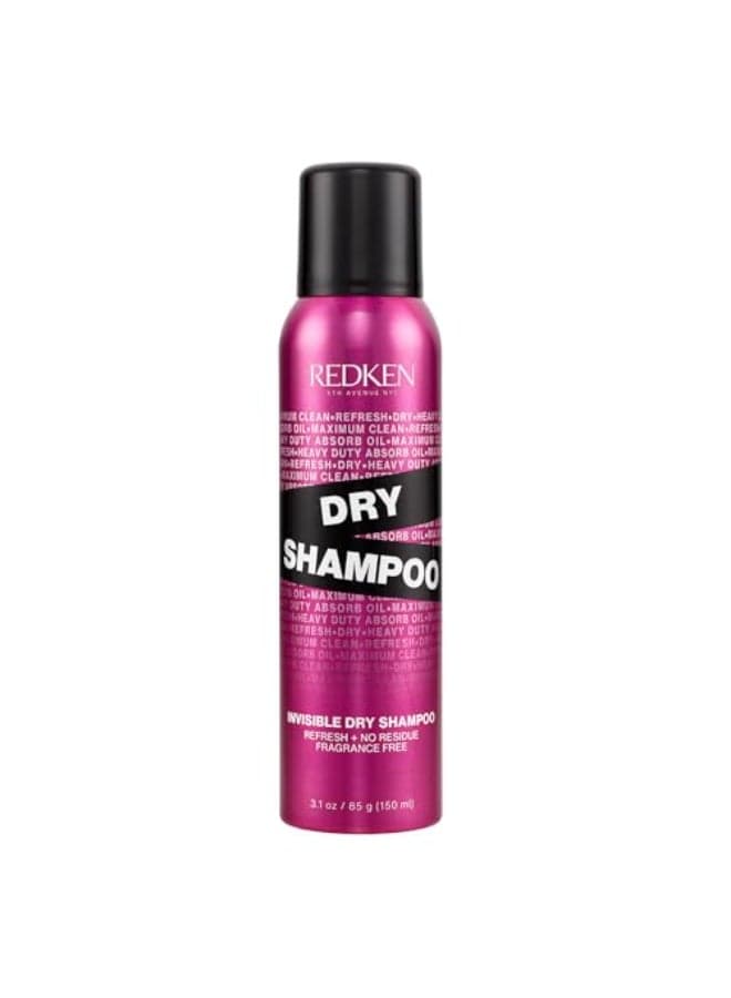 Redken Invisible Dry Shampoo For All Hair Types Lightweight ResidueFree FragranceFree