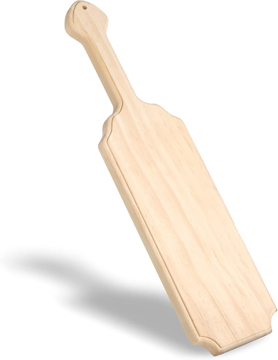 Pllieay 15 Inch Unfinished Wooden Paddle Greek Fraternity Paddle Solid Pine Wood Paddle Wooden Frat Paddle Natural Color Craft Wood Great for DIY Home Decoration