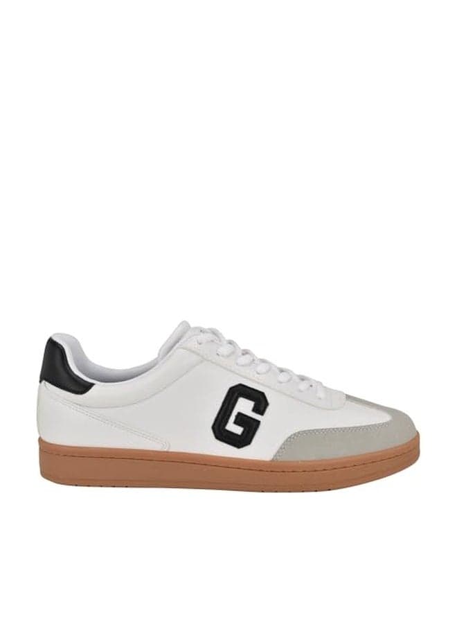 Guess Men's LORZI Sneaker, Light Grey/White Multi 050, 9