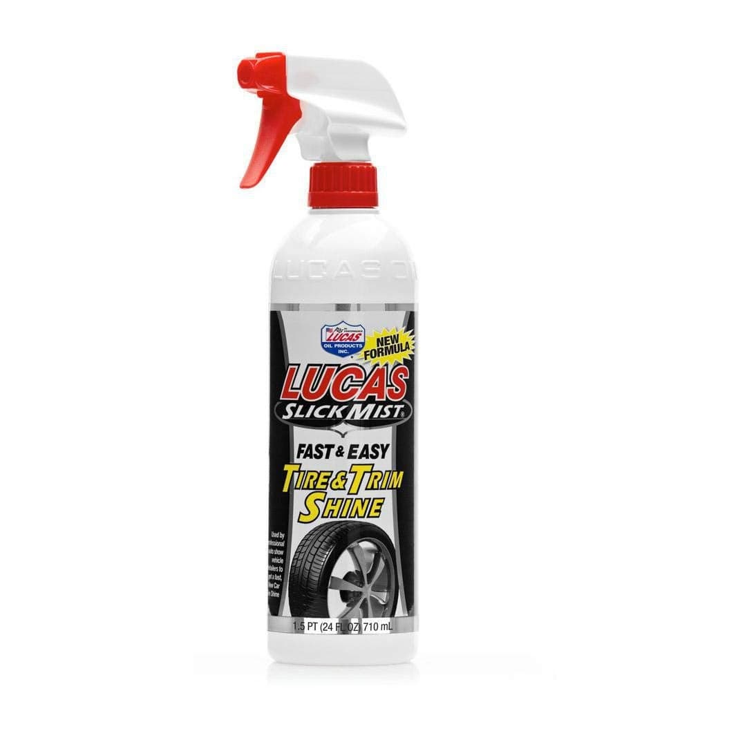 Lucas Oil 10513 Slick Mist Tire and Trim Shine 24 Ounce Pack of 6