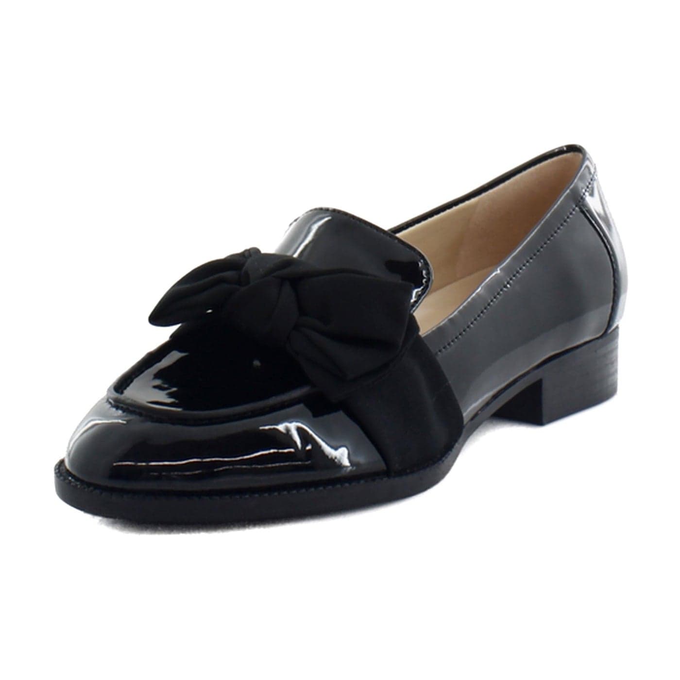 Bandolino Womens LINDIO Loafer Black Patent 978 9