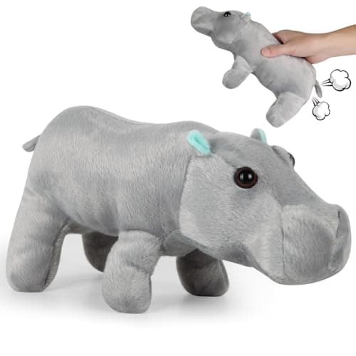 Freetoes Farting Hippo Stuffed Animal14Funny Hippopotamus Stuffed Animal Fart Noise MakerHouse Hippo Plush ToysFunny Gag GiftsWeird Things Office Pranks StuffPrank Noise Maker