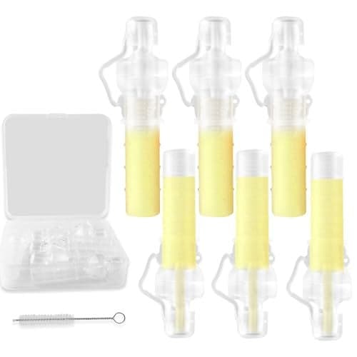 Colostrum Collector Reusable Breastmilk Containers with Storage Case and Cleaning Brush 100 Silicone Colostrum Containers BPA Free MultiUse 5ml Collector 6 Counts
