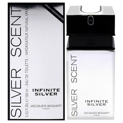 Jacques Bogart Silver Scent Infinite Silver by Jacques Bogart for Men 333 oz EDT Spray