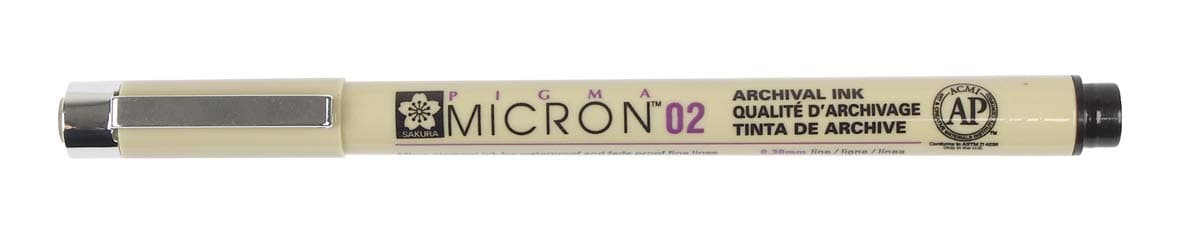 SAKURA PIGMA MICRON BLACK OPEN STOCK 02 (0.30mm)