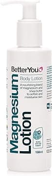 BetterYou Magnesium Body Lotion Nourishing Blend of Natural Zechstein Transdermal Magnesium and Shea Butter to Soften and Moisturise Skin PalmOil Free 180ml