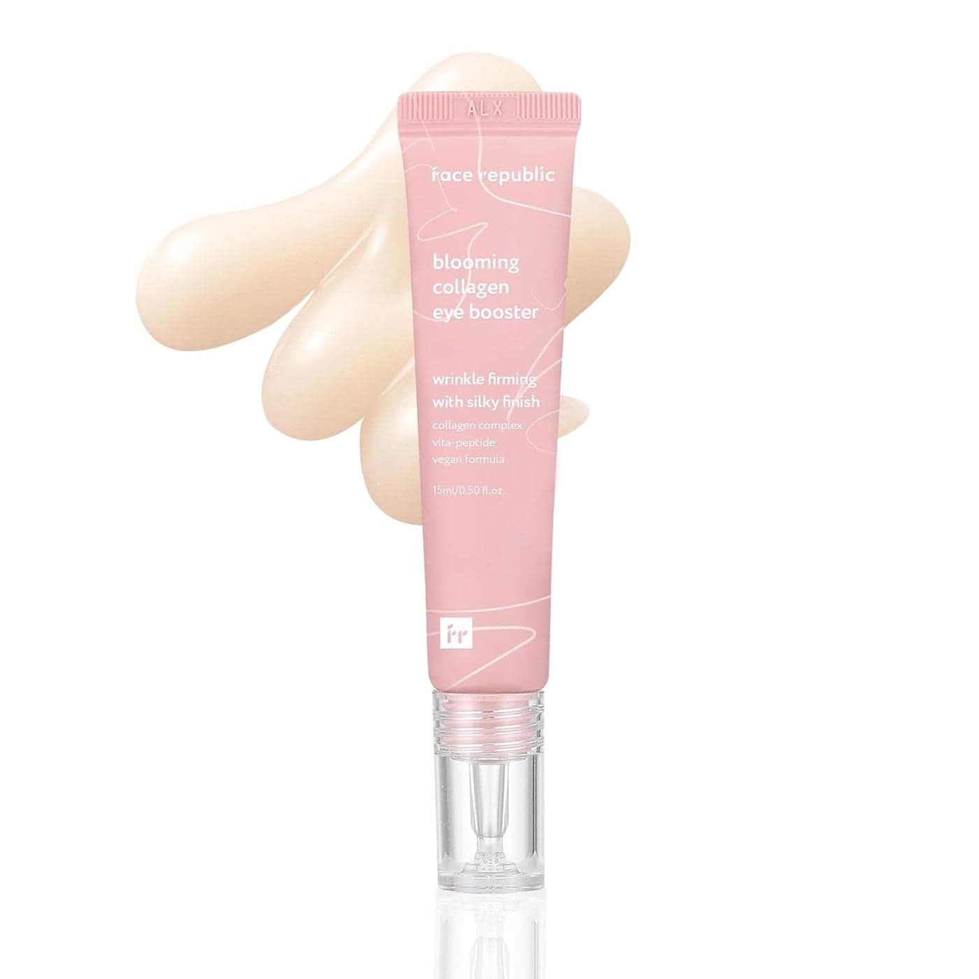 Face Republic Blooming Collagen Eye Booster 15ml 050 fl oz Wrinkle Care Eye Cream Nourishing Firming Smoothing Collagen VitaPeptide Firm and Elastic Skin Vegan Korean Skin Care