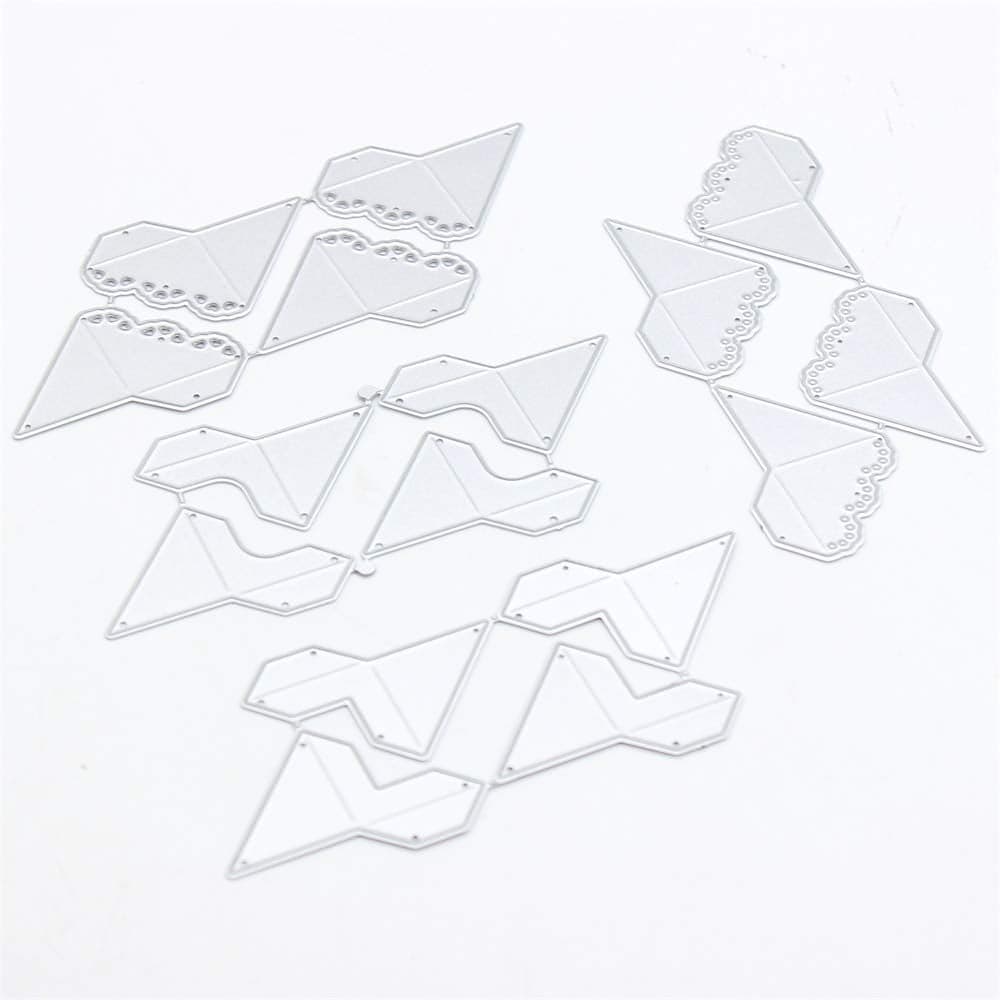 KSCRAFT Elegant Photo Corners Metal Cutting Dies for DIY ScrapbookingCard MakingKids Fun Decoration Supplies