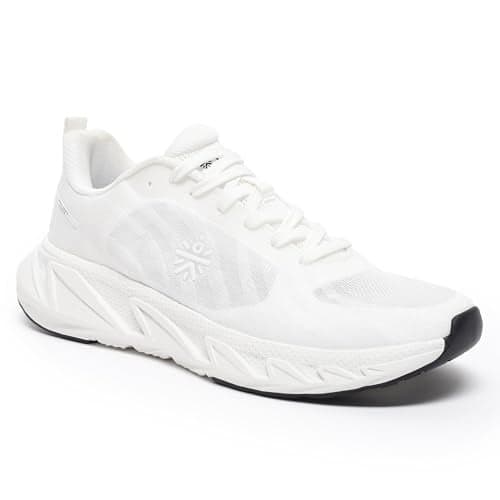 CULT Women's StridePulse Running Shoes Enhanced Cushioning Enhanced Grip Lightweight High Traction Sports Footwear (CS704245UK5_White_UK5)