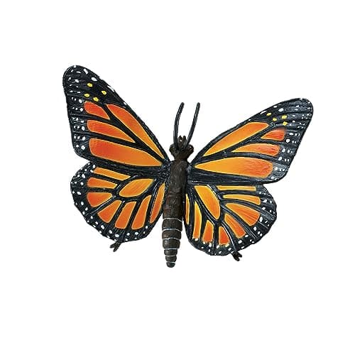 Safari Ltd Monarch Butterfly Figurine Realistic 45 Insect Figure Educational Toy for Boys Girls and Kids Ages 3
