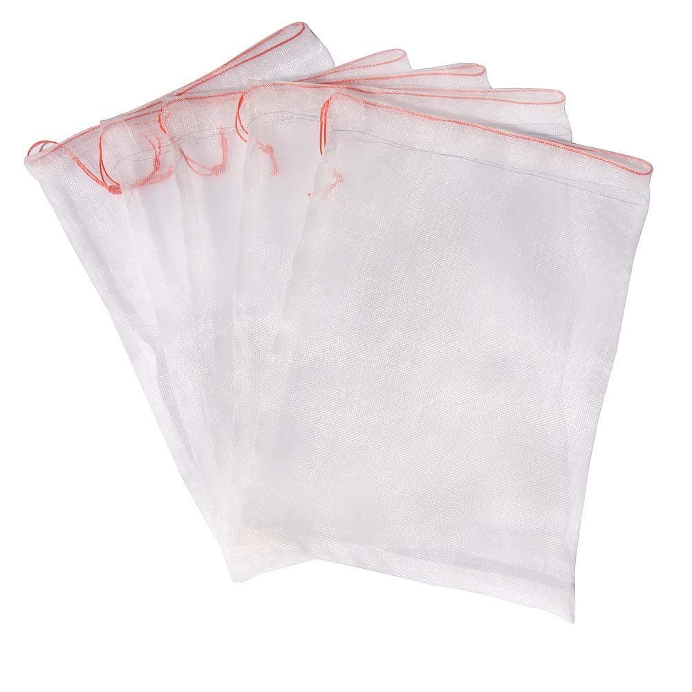 10Pcs 16x12 Mosquito Bug Insect Bird Fine Mesh Net Barrier Hunting Blind Garden Screen Netting Bag for Protect Your Plant Fruits Flower