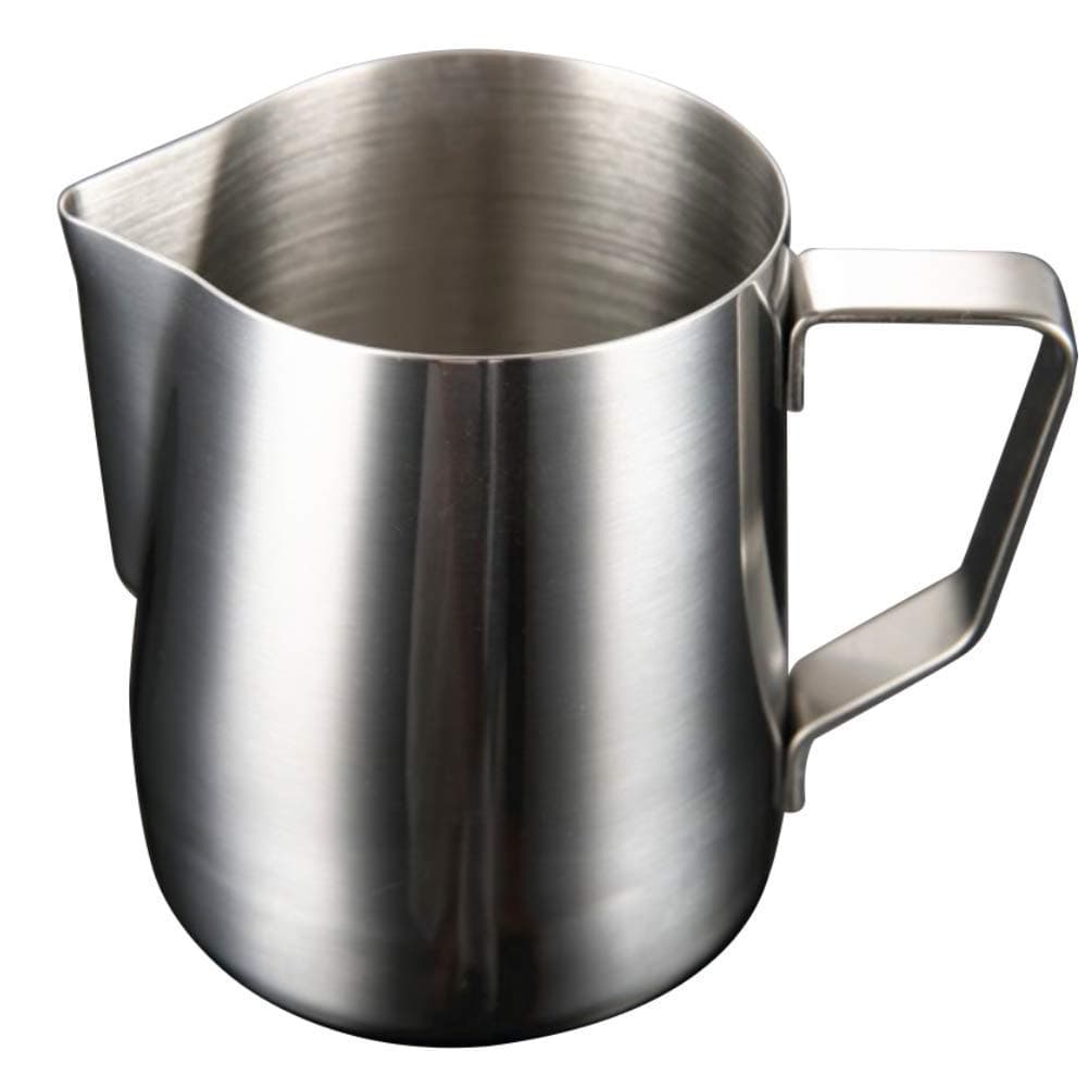 finality Stainless Steel Milk Frothing Latte Pourer Cappuccino Coffee Jug 1 Litre