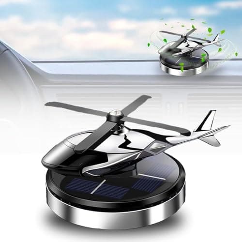 TASMAX car solar helicopter for car dashboard air freshener for car automatic solar toys for car dashboard car solar perfume With Auto Rotation Fan Aroma Diffuser cars accessories interior