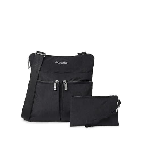 Baggallini Women's Horizon Crossbody, Black