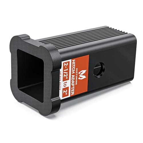 MICTUNING 2-1/2 Inch Class V to 2 Inch Class III and IV Trailer Hitch Receiver Adapter Reducer 2.5 Inches to 2 Inches Sleeve Convertor