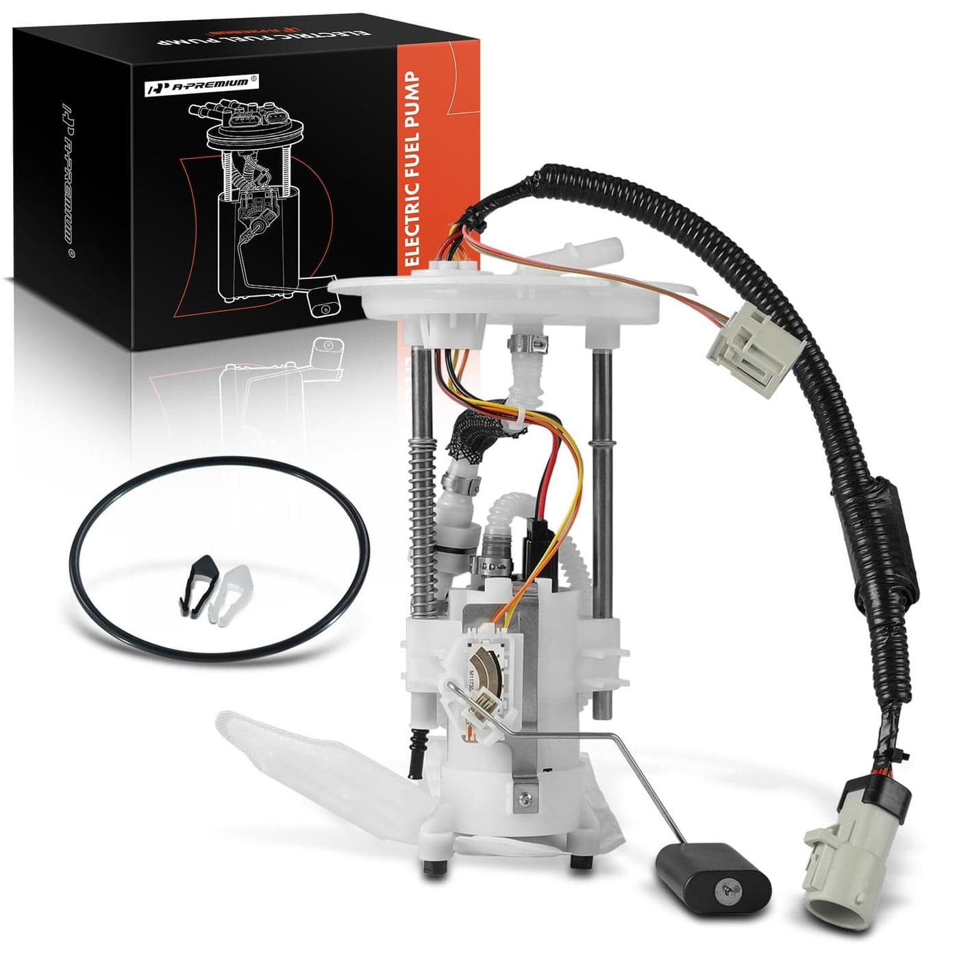 APremium 8 Pins Electric Fuel Pump Module Assembly with Sending Unit Compatible with Ford Explorer Mercury Mountaineer 2004 V6 40L To 312004 Replace 4L2Z9H307DA 7L2Z9H307D