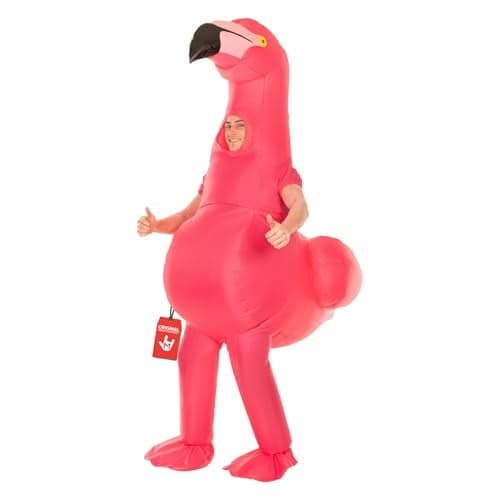 Morph Inflatable Flamingo Costume, Flamingo Costume Adult, Halloween Costumes for Men, Halloween Costumes for Adults