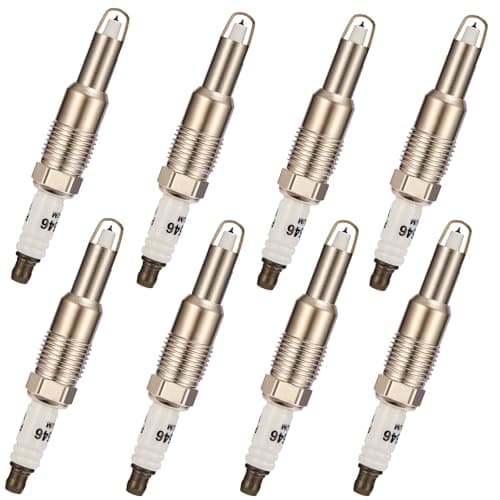 BDFHYK Set of 8 Iridium Spark Plug Compatible with Expedition F150 F250 F350 F450, Compatible with Lincoln Mark LT Navigator,5.4L 6.8L V8 V10 Engine Replacement for SP515 SP546