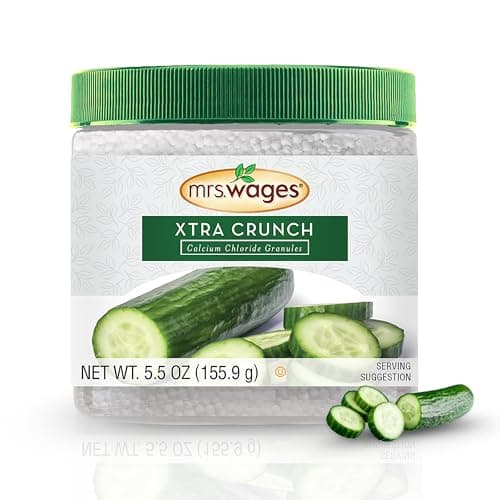 Mrs Wages Pickle Mix Xtra Crunch EasyToUse Fast Results Great Taste Crispness Ensures Crunchiness 55 oz Jar Pack of 1