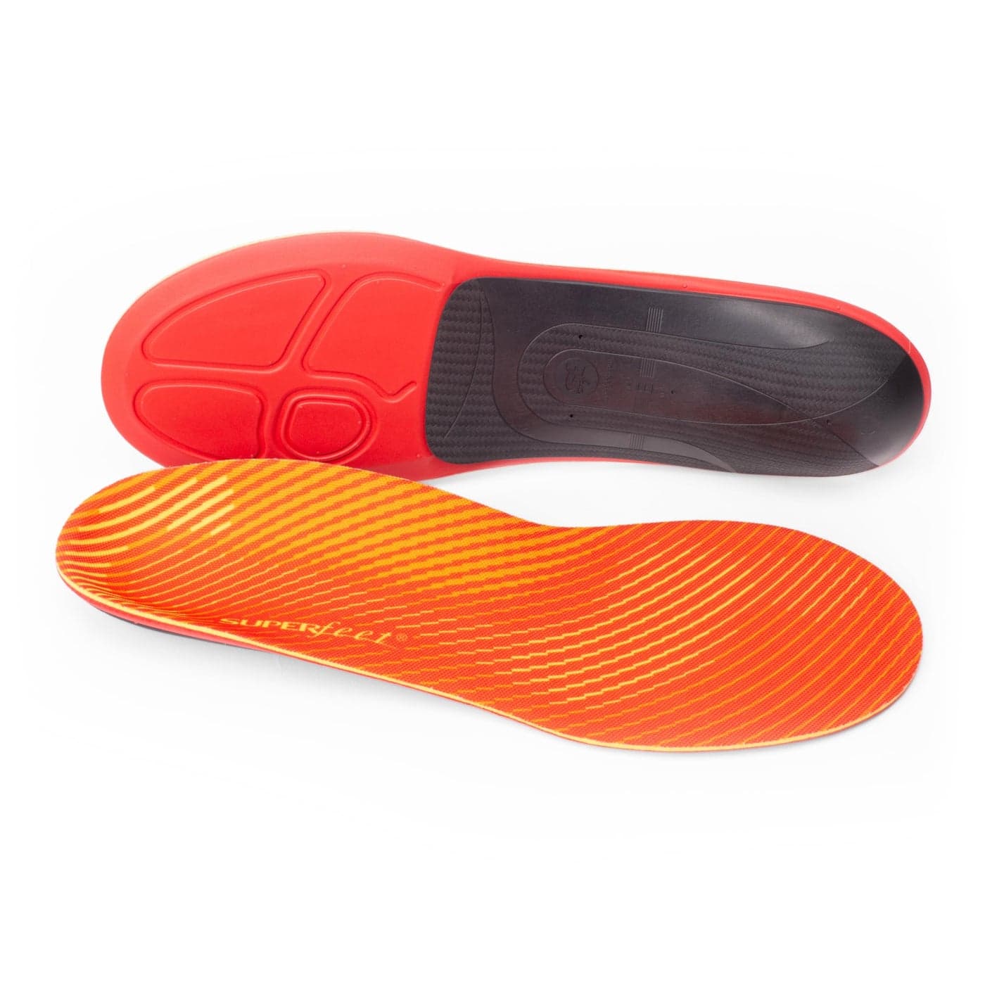 Superfeet Run Pain Relief Insoles TrimToFit Foam Carbon Fiber Shoe Inserts High Arch Support for Plantar Fasciitis Professional Grade 9511 Men 10512 Women