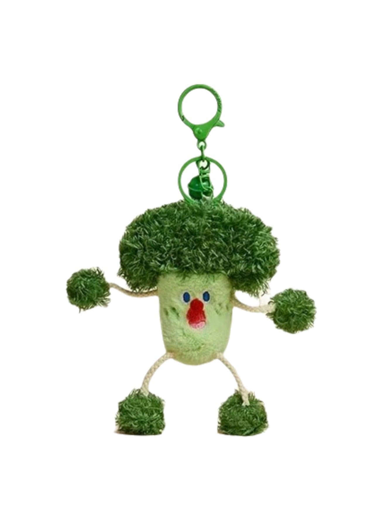 Cute Plush Vegetable Series Doll Pendant, Creative School Bag Key Pendant Cartoon Doll (Broccoli)