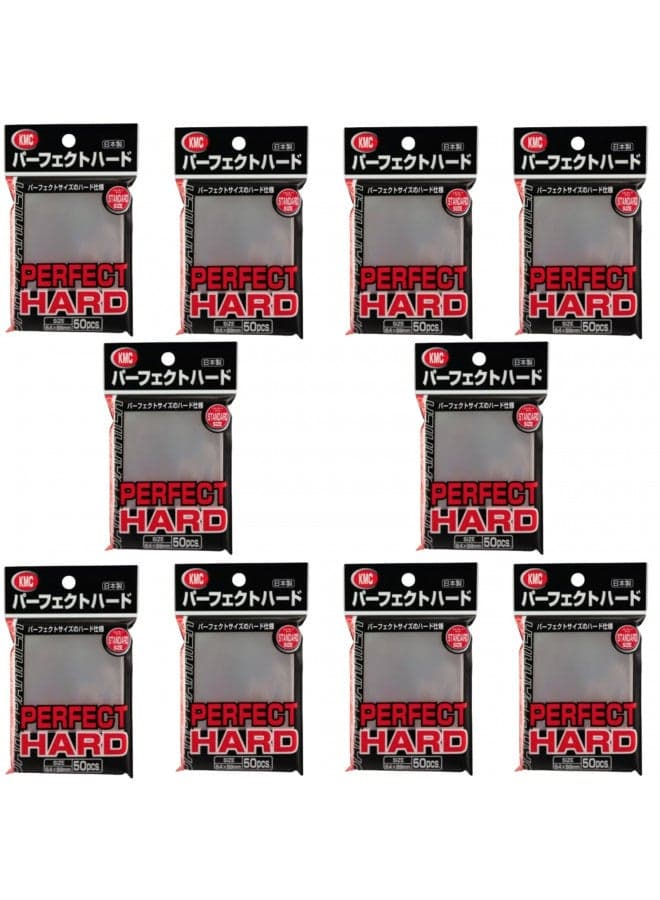 KMC 10 Set Card Barrier Sleeve Perfect Hard from Japan