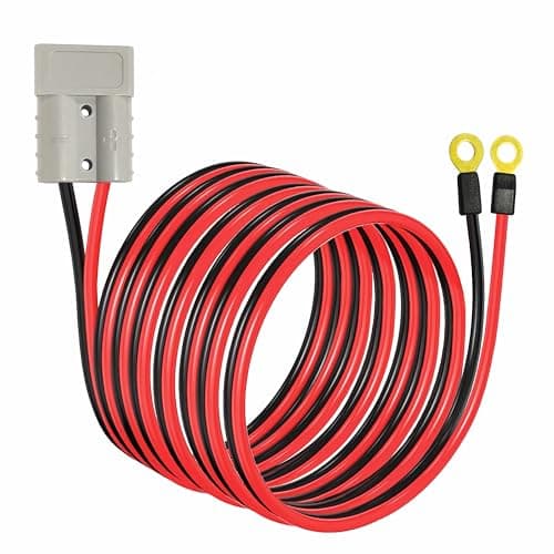 Jumper Cable Connector Anderson Plug Connector Cable50A Quick Connector with 10AWG 3M Cable Towing Winch Quick Connect CableAnderson 3M