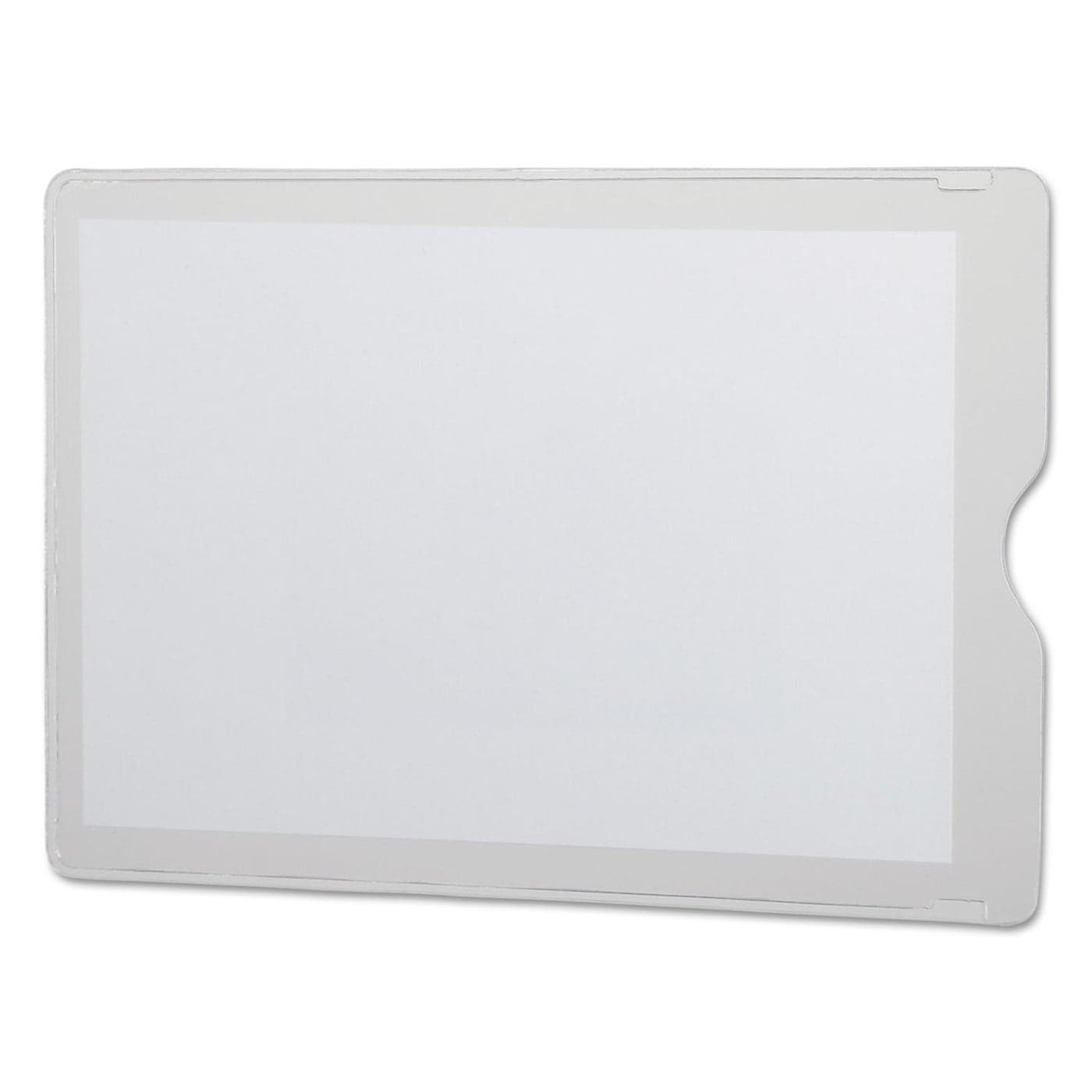 Oxford OXF65006 Utilijacs Clear Vinyl envelopes top Load 4 x 6 Insert Size 50Box