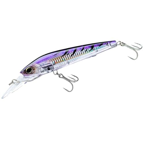 Yo-Zuri R1164-CPBN 3D Magnum Trolling Sinking Lure, Purple Mackerel, 180mm 7"