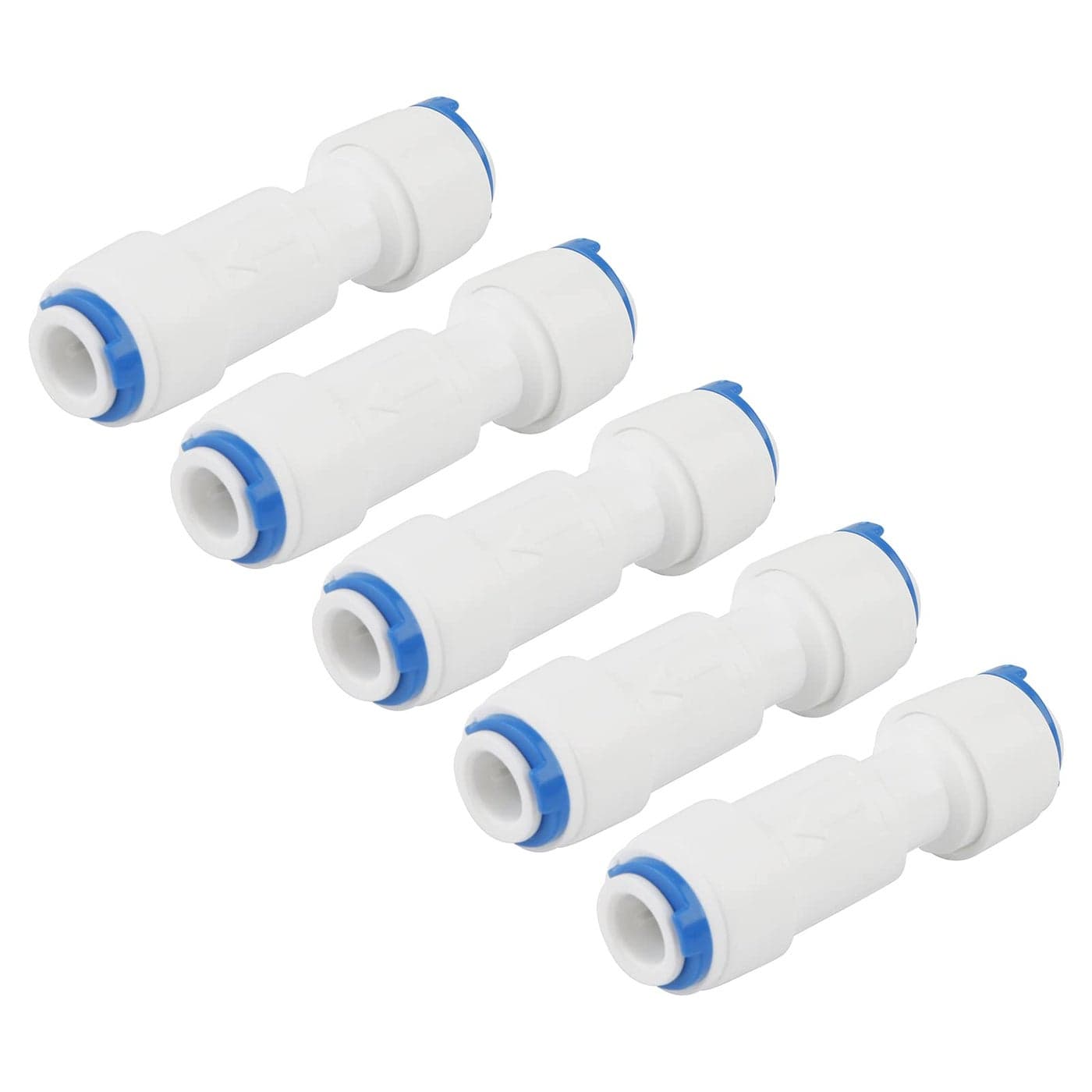 Jiuwu 14 OD QuickConnect PushIn Fitting Set 5pcs 14 Check Valve for RO Reverse Osmosis Water Purification Systems