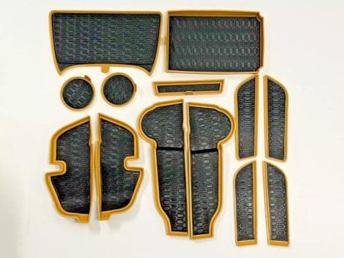Subaru 13Piece Gold Accent Interior Liner Upgrade Kit for 2024 2025 2026 Crosstrek Wilderness J131SFN050 Genuine OEM