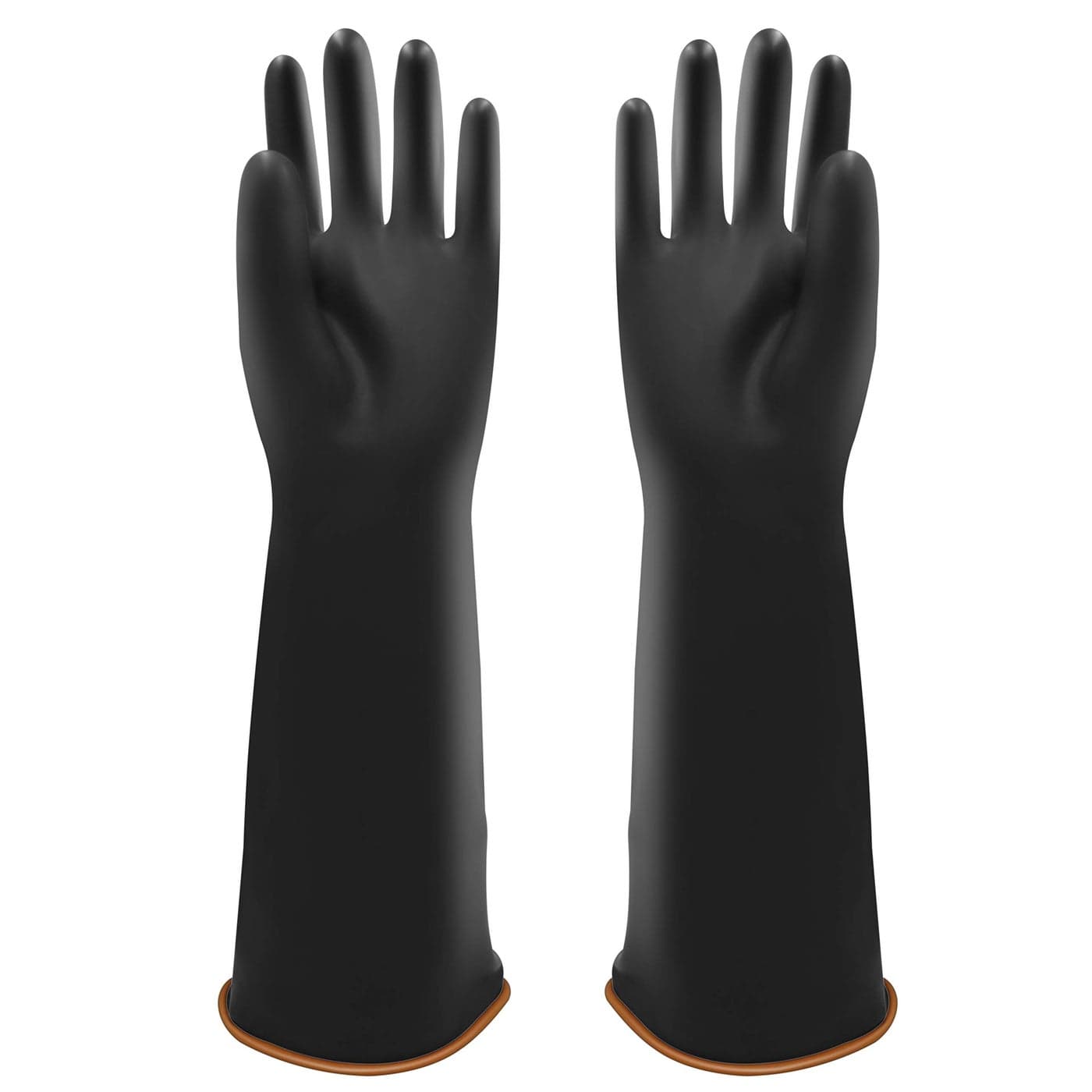 ROYAKI Heavy Duty Latex Gloves14 Work Waterproof Industrial Rubber Gloves Size XL
